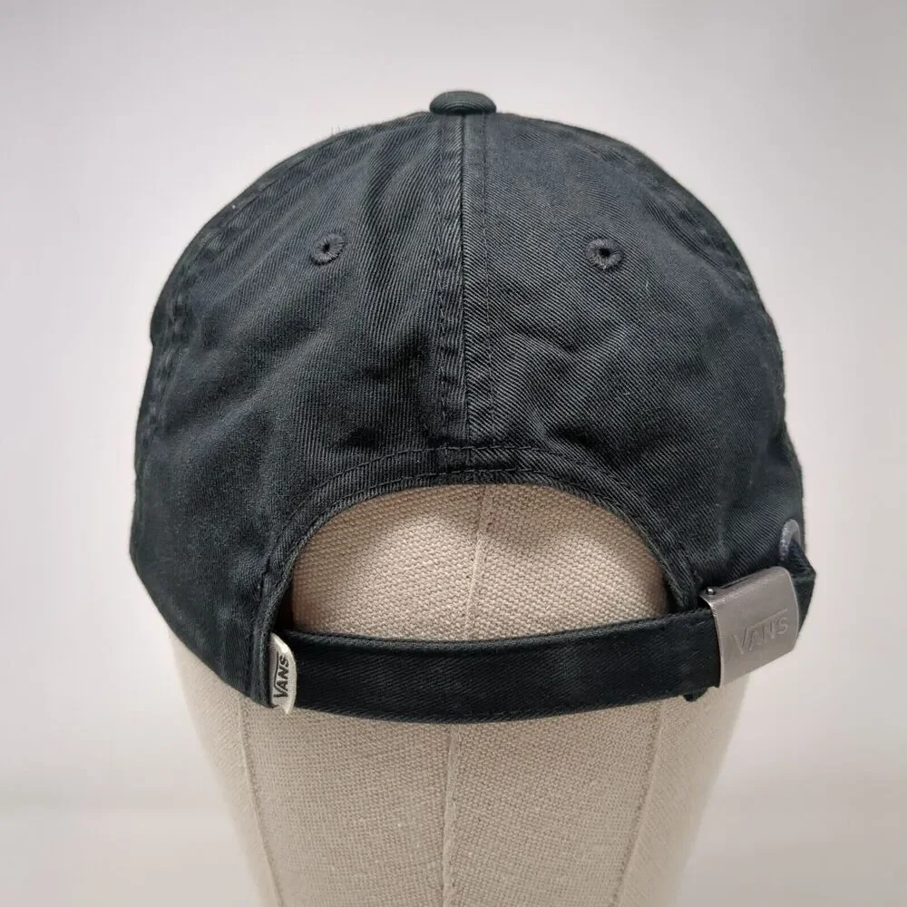 Vans Off The Wall Slideback Hat Black OSFA Embroidered Adjustable